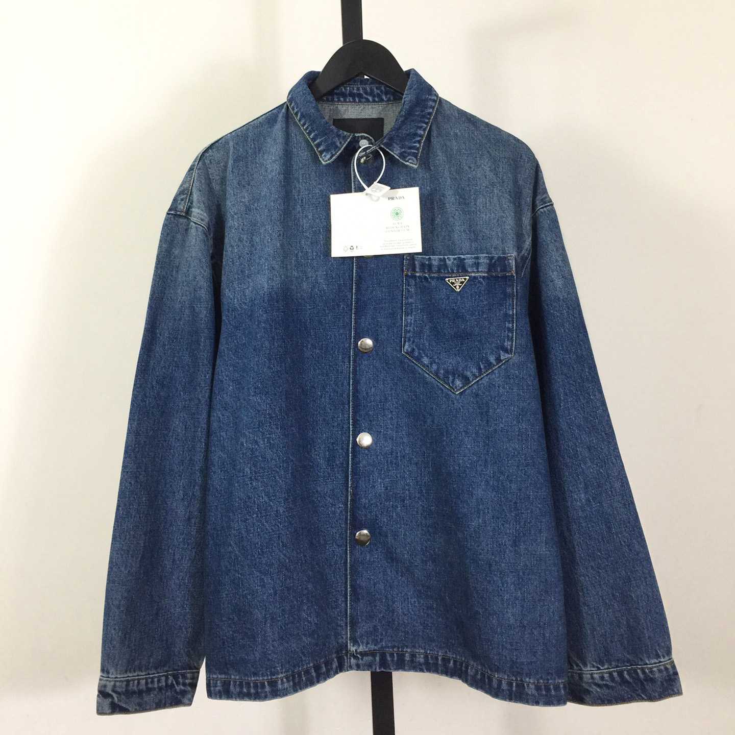 Prada Padded Denim Shirt - EUR FASHION