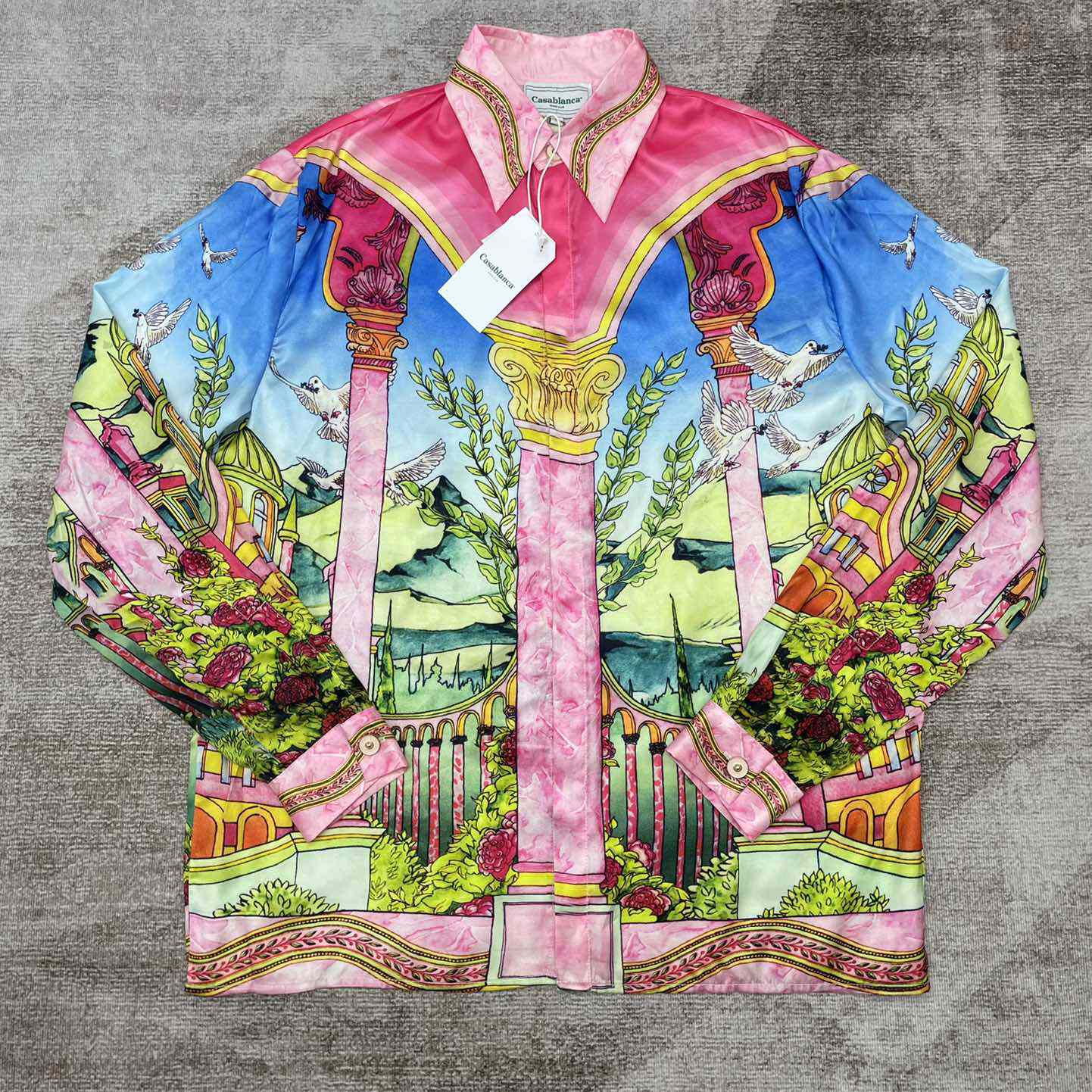 Casablanca - Le Jardin Ideal-print shirt      CA3496 - EUR FASHION