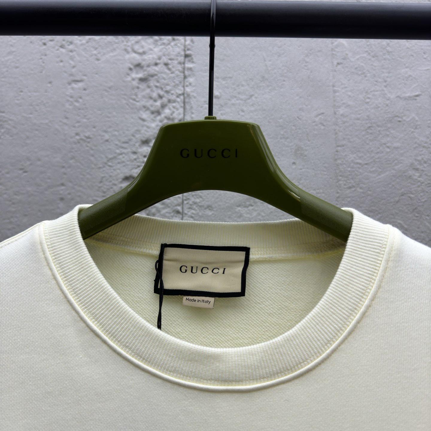 Gucci Cotton Jersey Sweatshirt With Embroidery - EUR FASHION