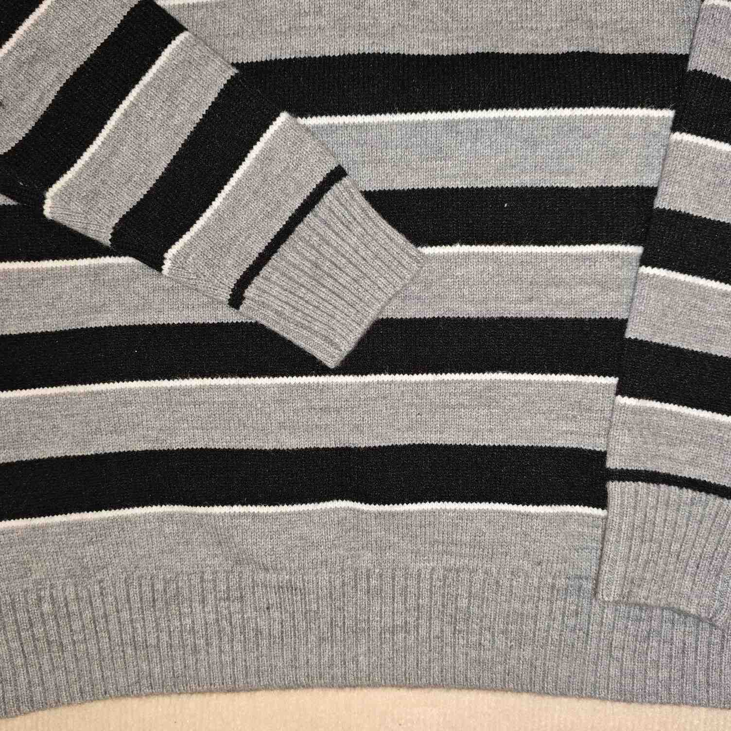 Celine Striped Triomphe Crew Neck Sweater In Wool - EUR FASHION