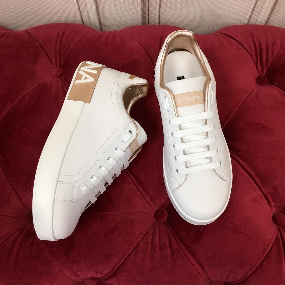 Dolce & Gabbana Calfskin Portofino Sneakers - EUR FASHION