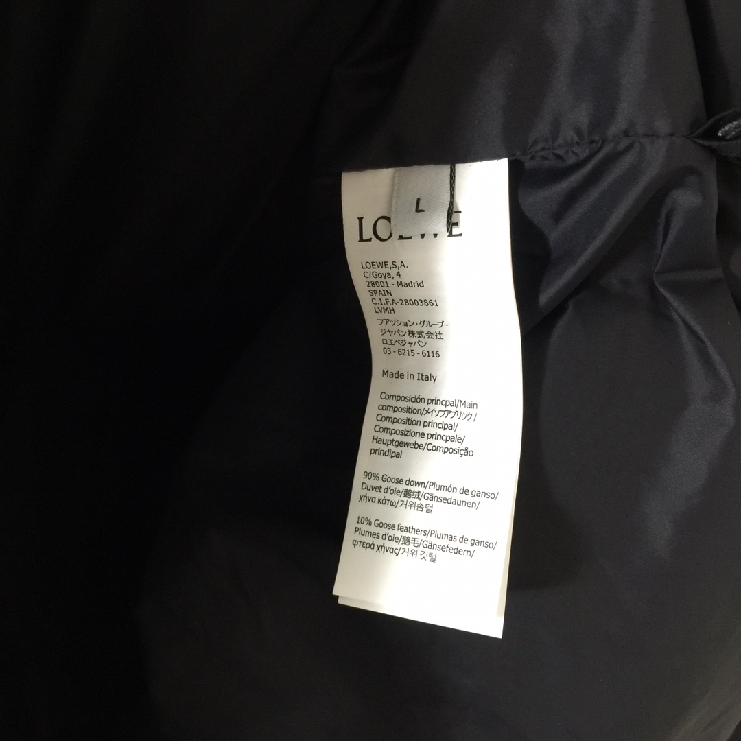 Loewe Logo Down Jacket - EUR FASHION