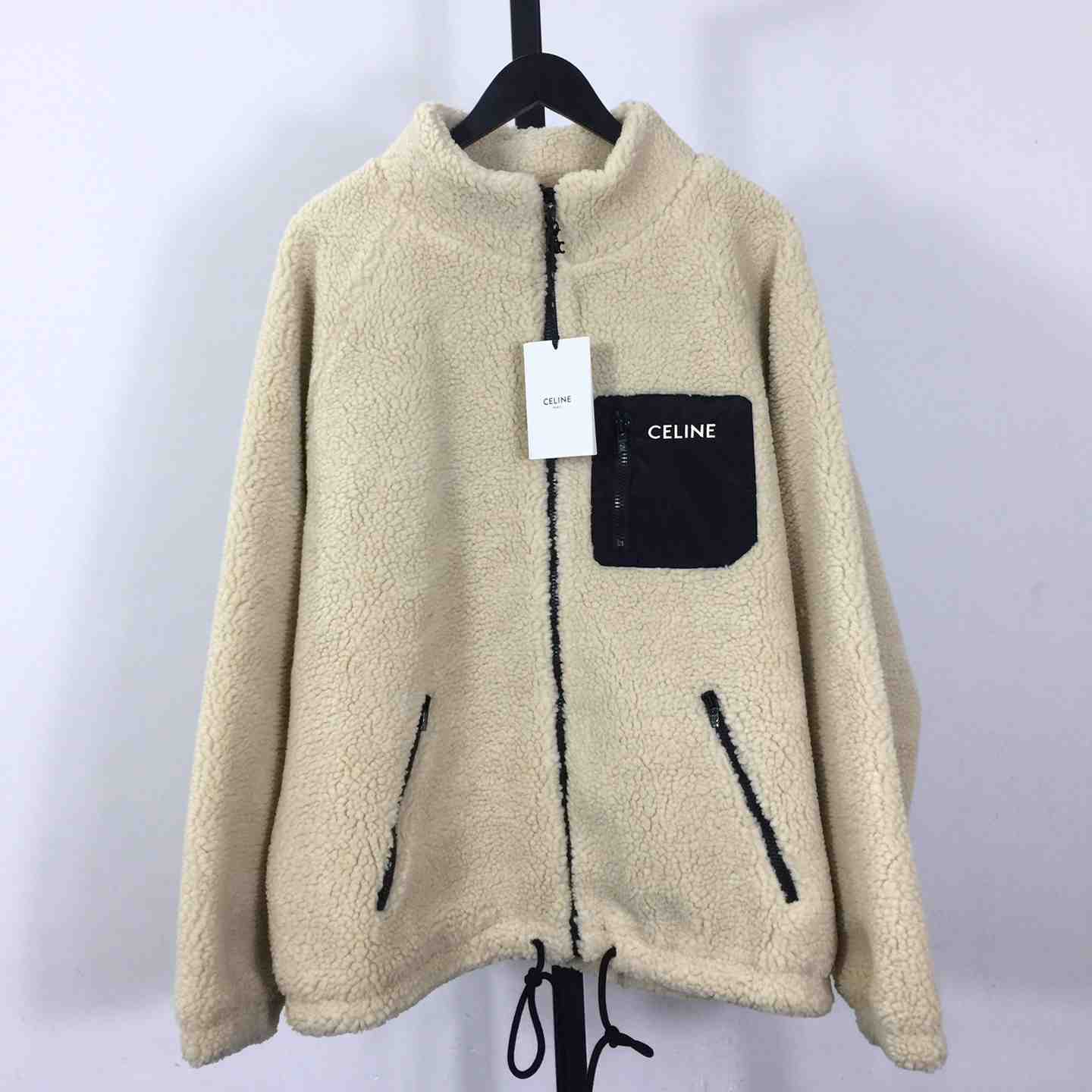 Celine Loose Jacket In Jersey Fleece - EUR FASHION