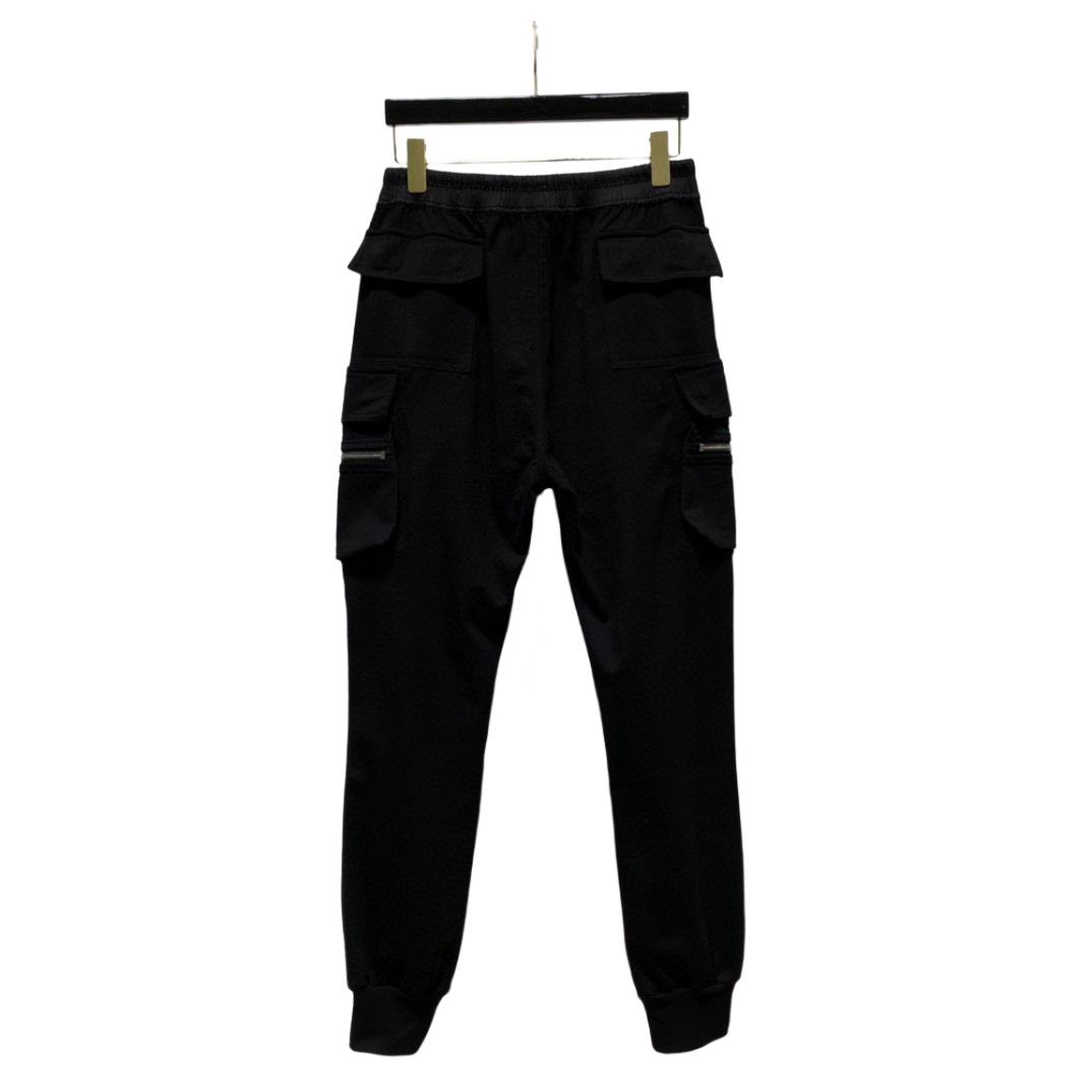 Rick Owens Cotton Jersey Tapered Pants - EUR FASHION