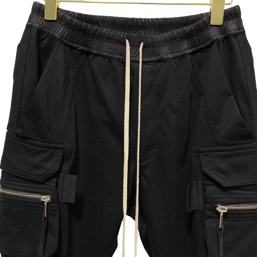 Rick Owens Cotton Jersey Tapered Pants - EUR FASHION