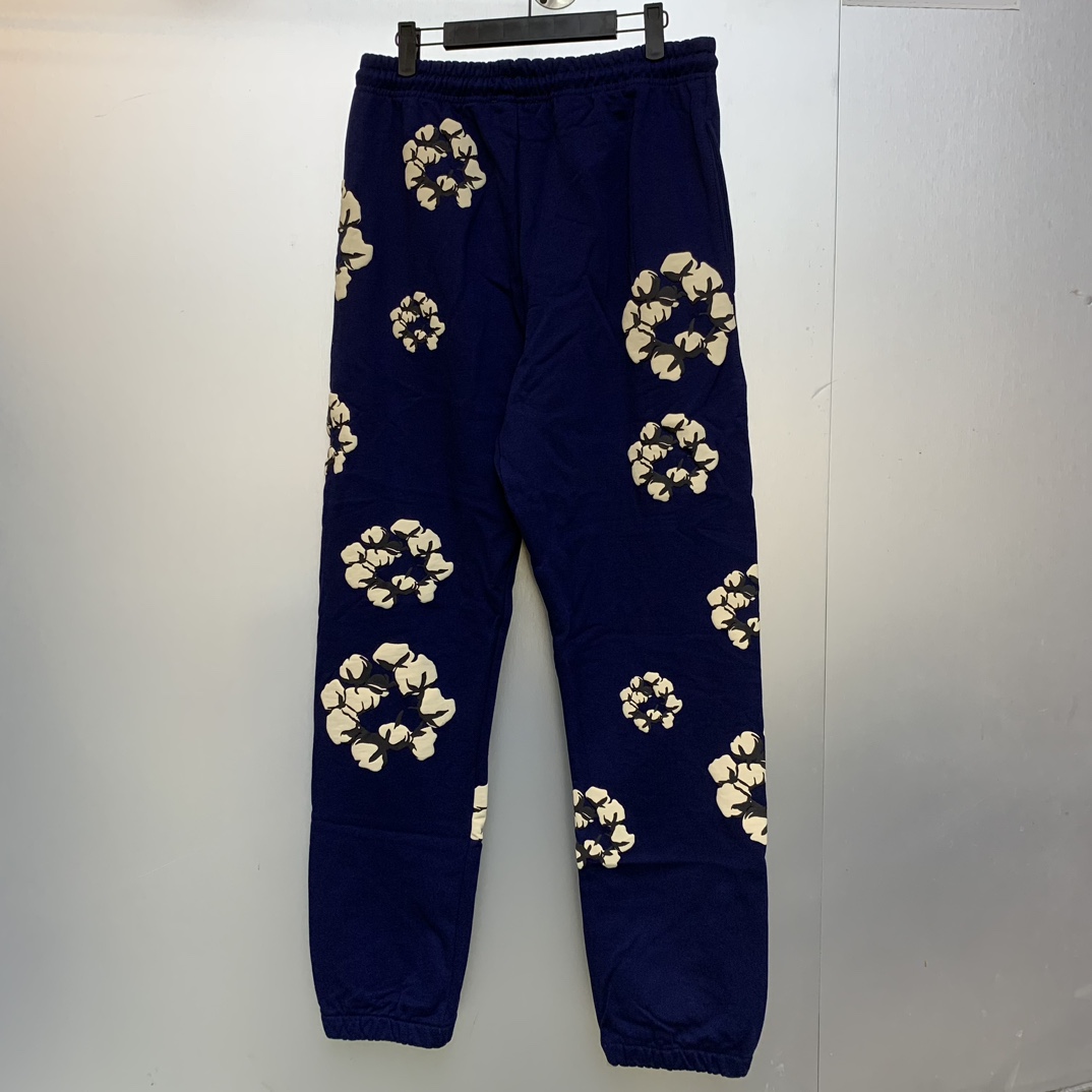 Denim Tears Cactus Tears Wreath Sweatpants Navy - EUR FASHION