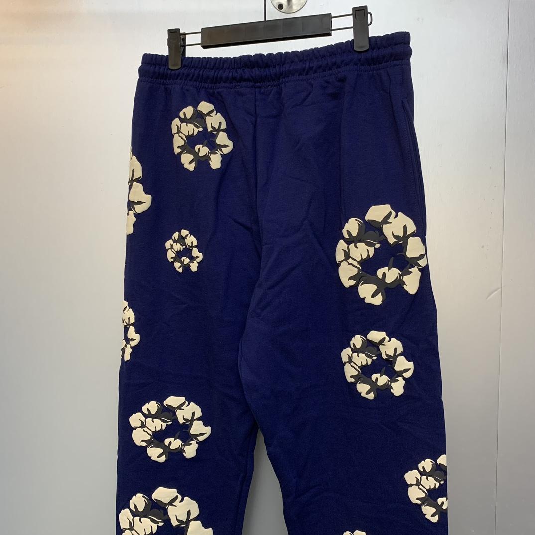 Denim Tears Cactus Tears Wreath Sweatpants Navy - EUR FASHION