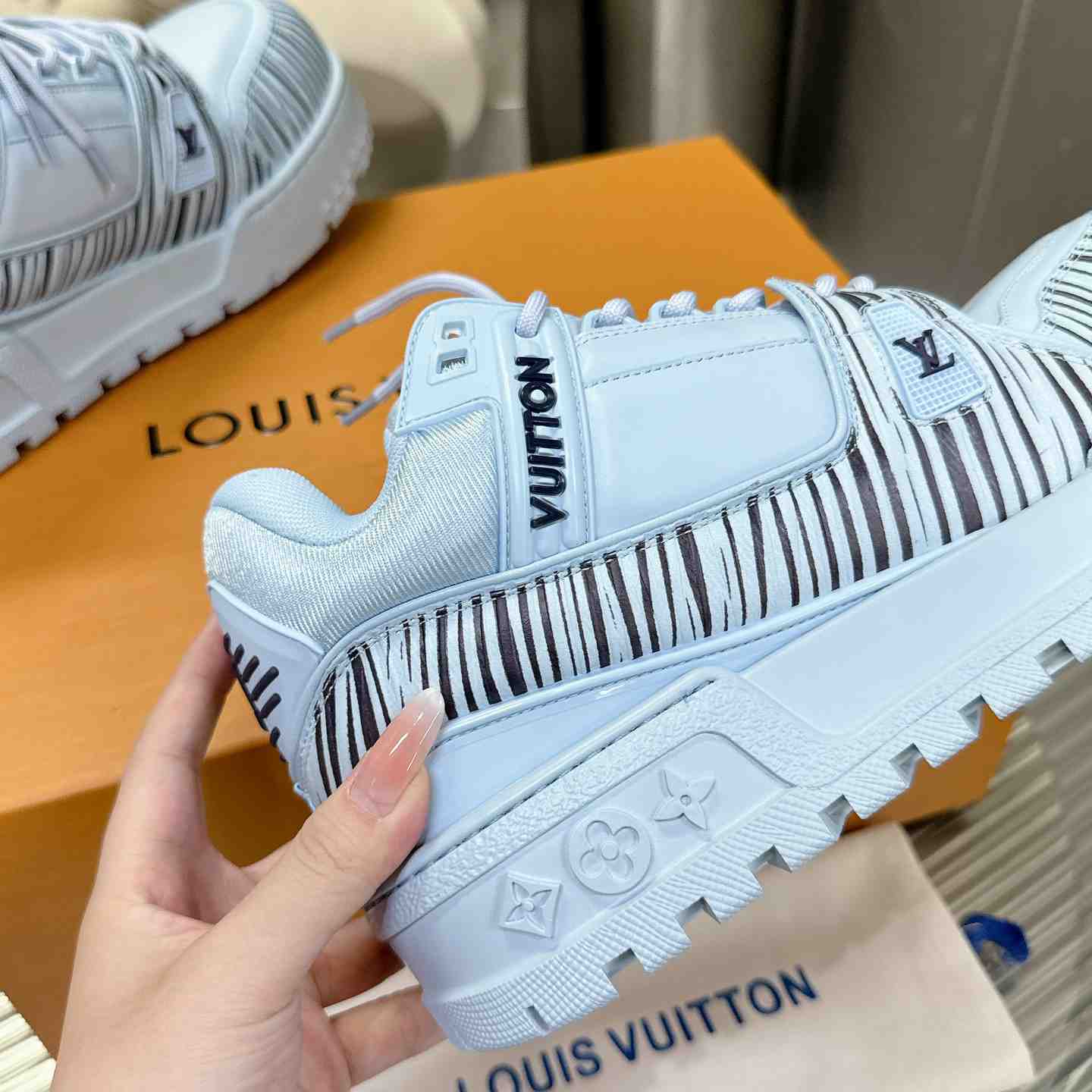 Louis Vuitton LV x Park Seo-Bo LV Trainer Maxi Sneaker   1AD9VE - EUR FASHION