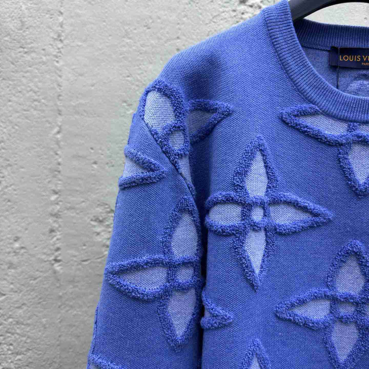 Louis Vuitton Textured Cotton Crewneck   - EUR FASHION