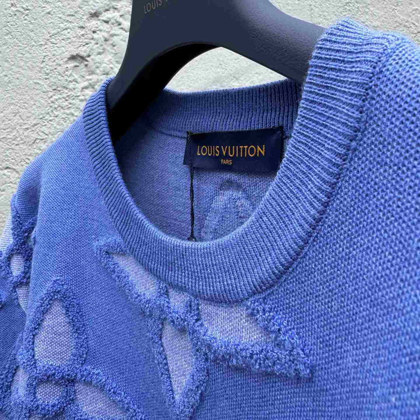 Louis Vuitton Textured Cotton Crewneck   - EUR FASHION