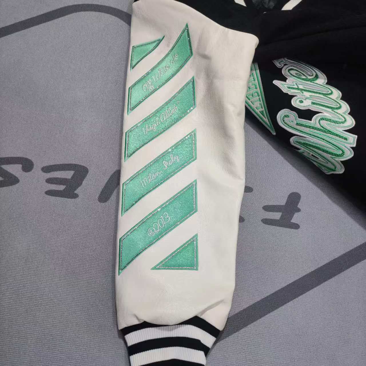 Off-White New York Liberty Varsity Jacket - EUR FASHION