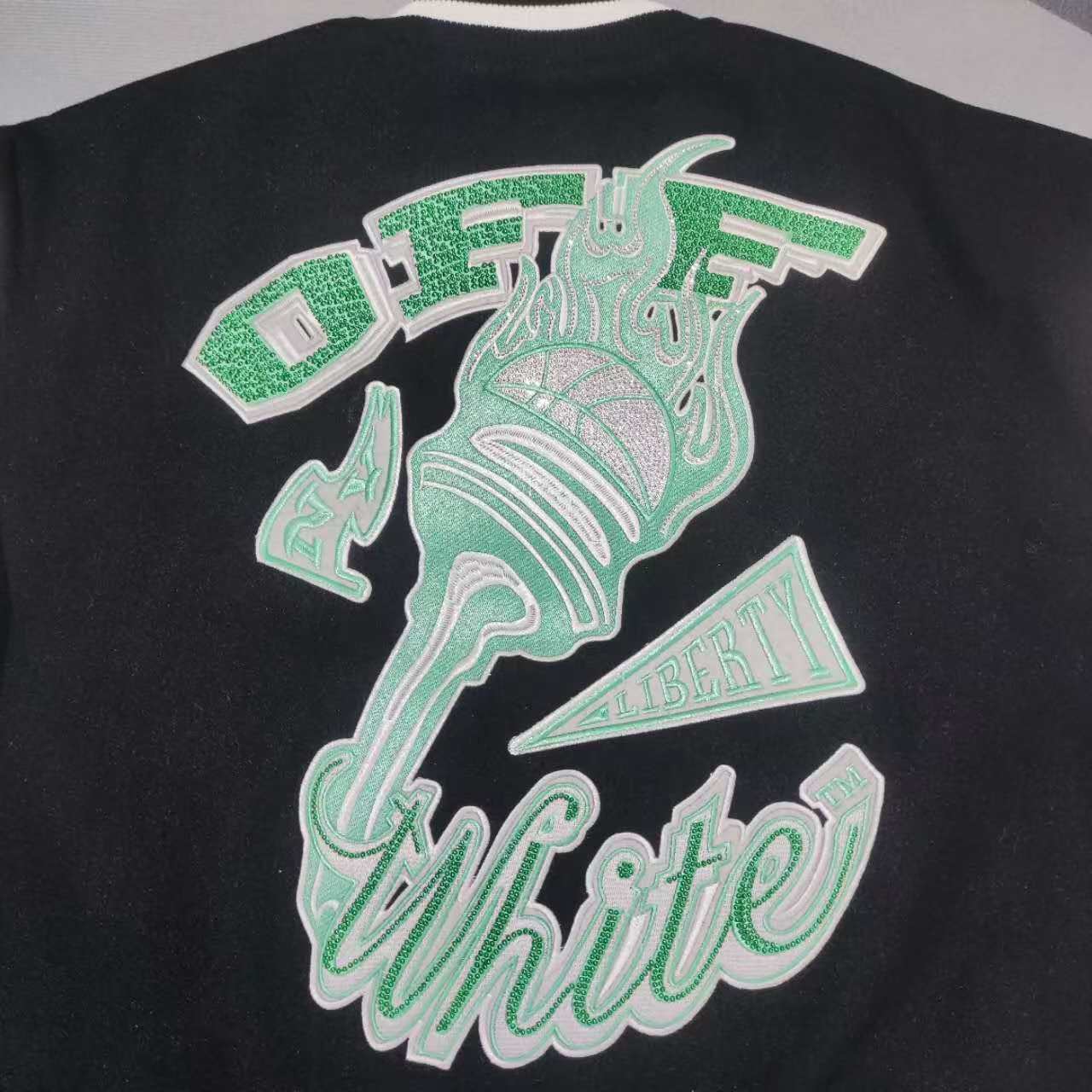 Off-White New York Liberty Varsity Jacket - EUR FASHION