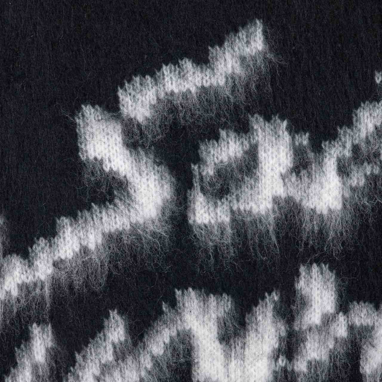 Saint Laurent Logo-Intarsia Mohair-Blend Sweater - EUR FASHION