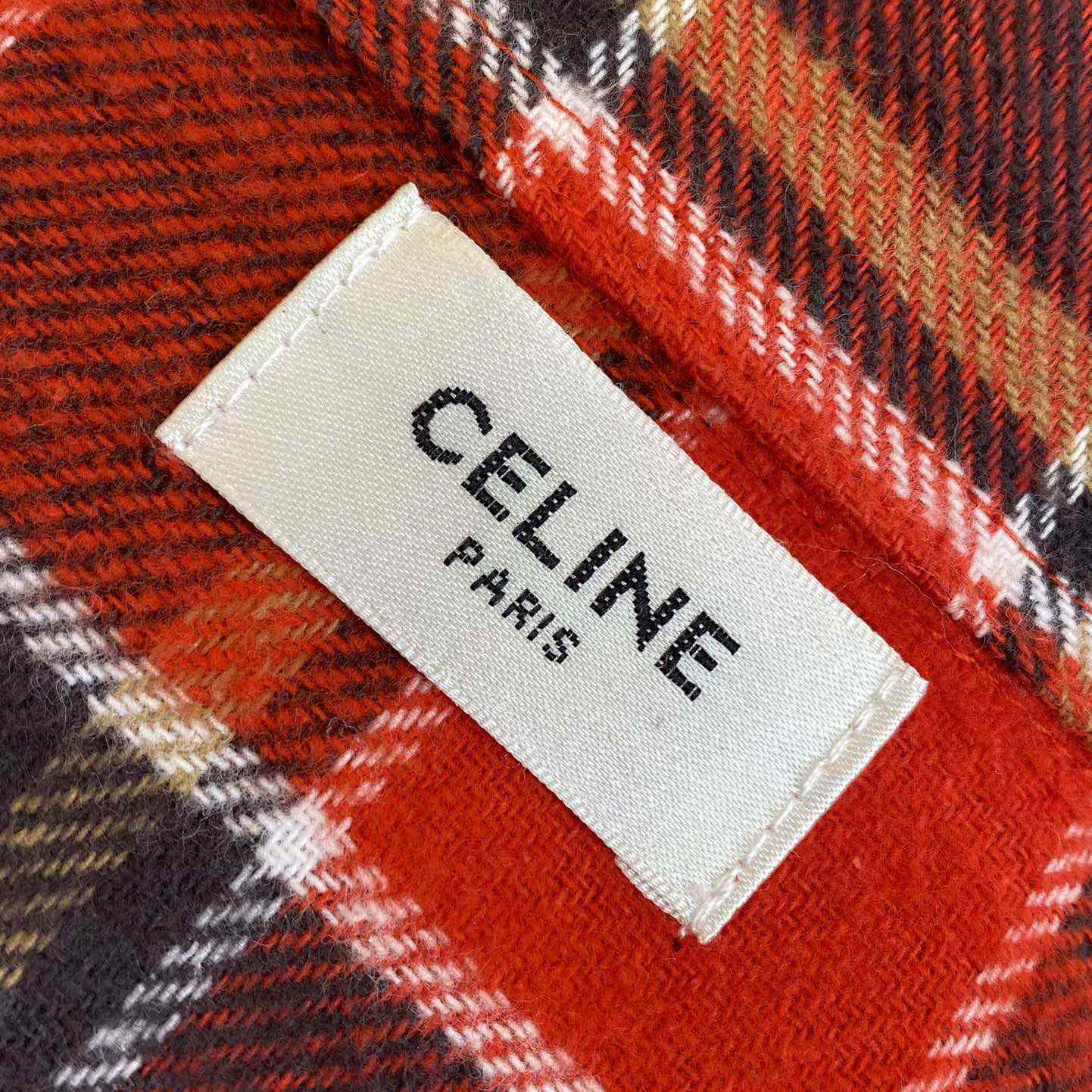 Celine Loose Shirt In Checked Cotton - EUR FASHION