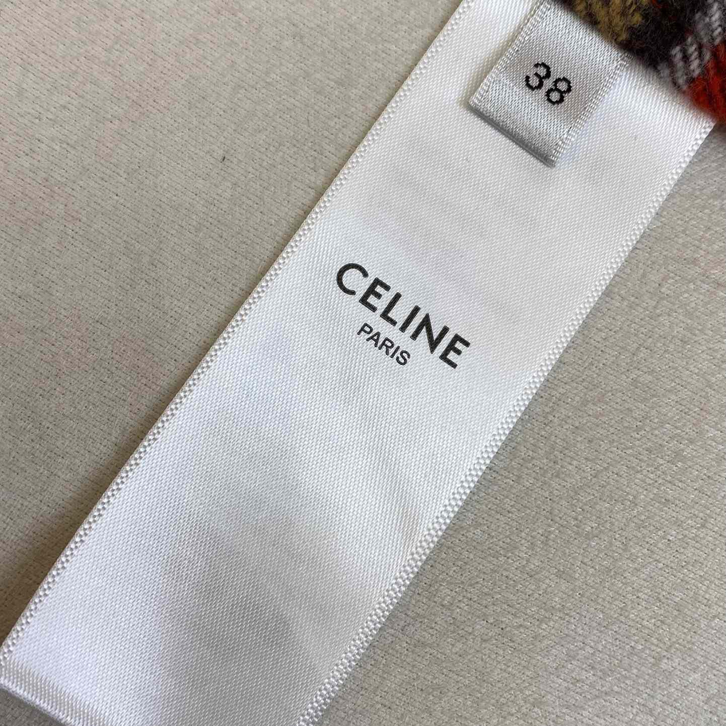 Celine Loose Shirt In Checked Cotton - EUR FASHION