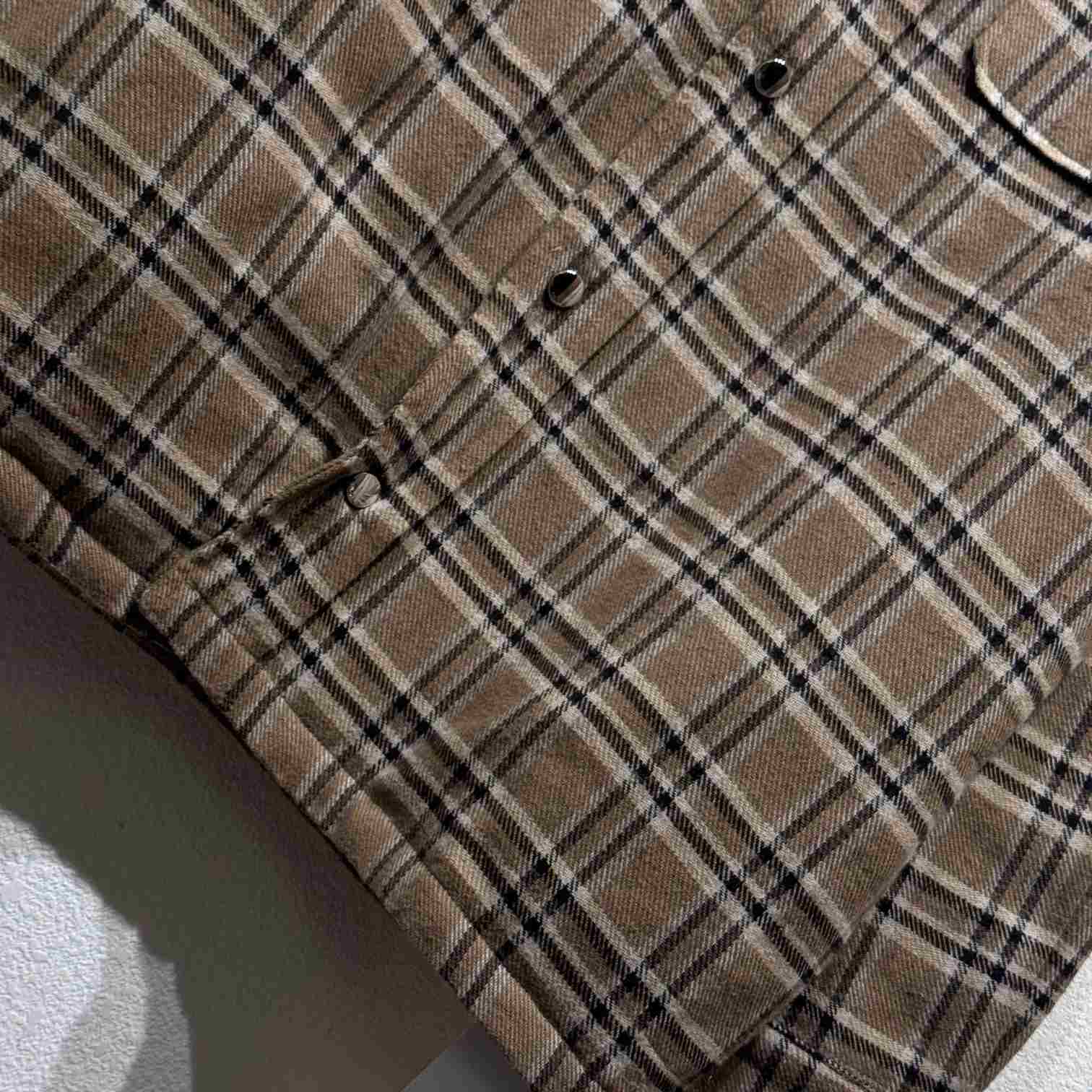 Celine Checked Overshirt - EUR FASHION