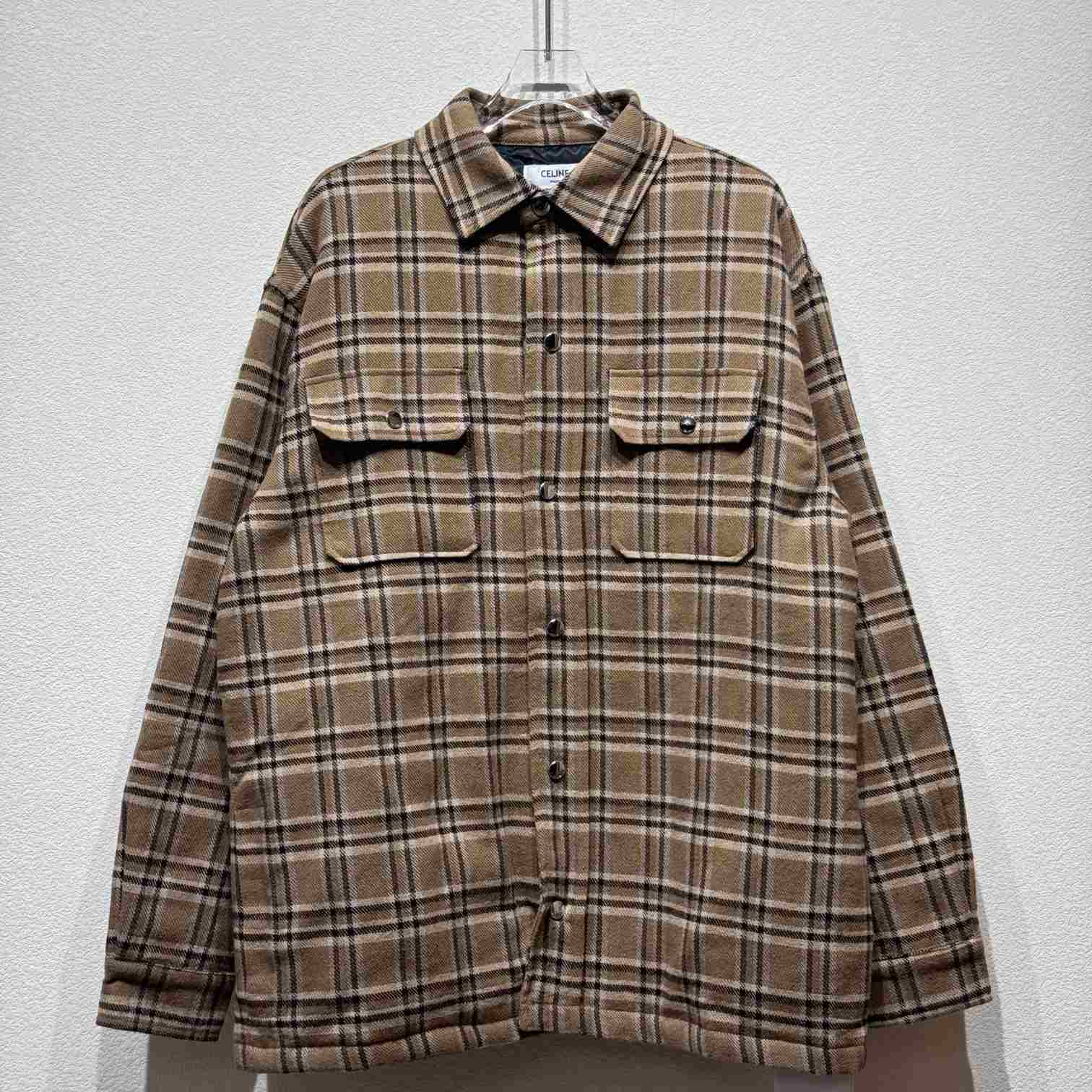 Celine Checked Overshirt - EUR FASHION