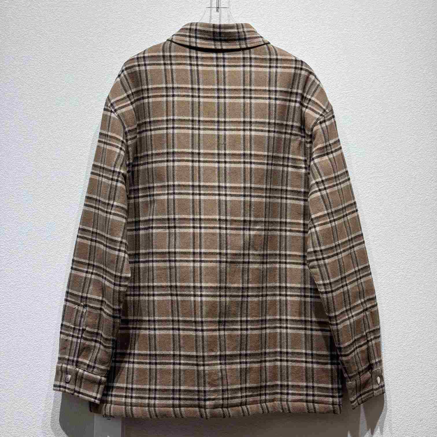 Celine Checked Overshirt - EUR FASHION