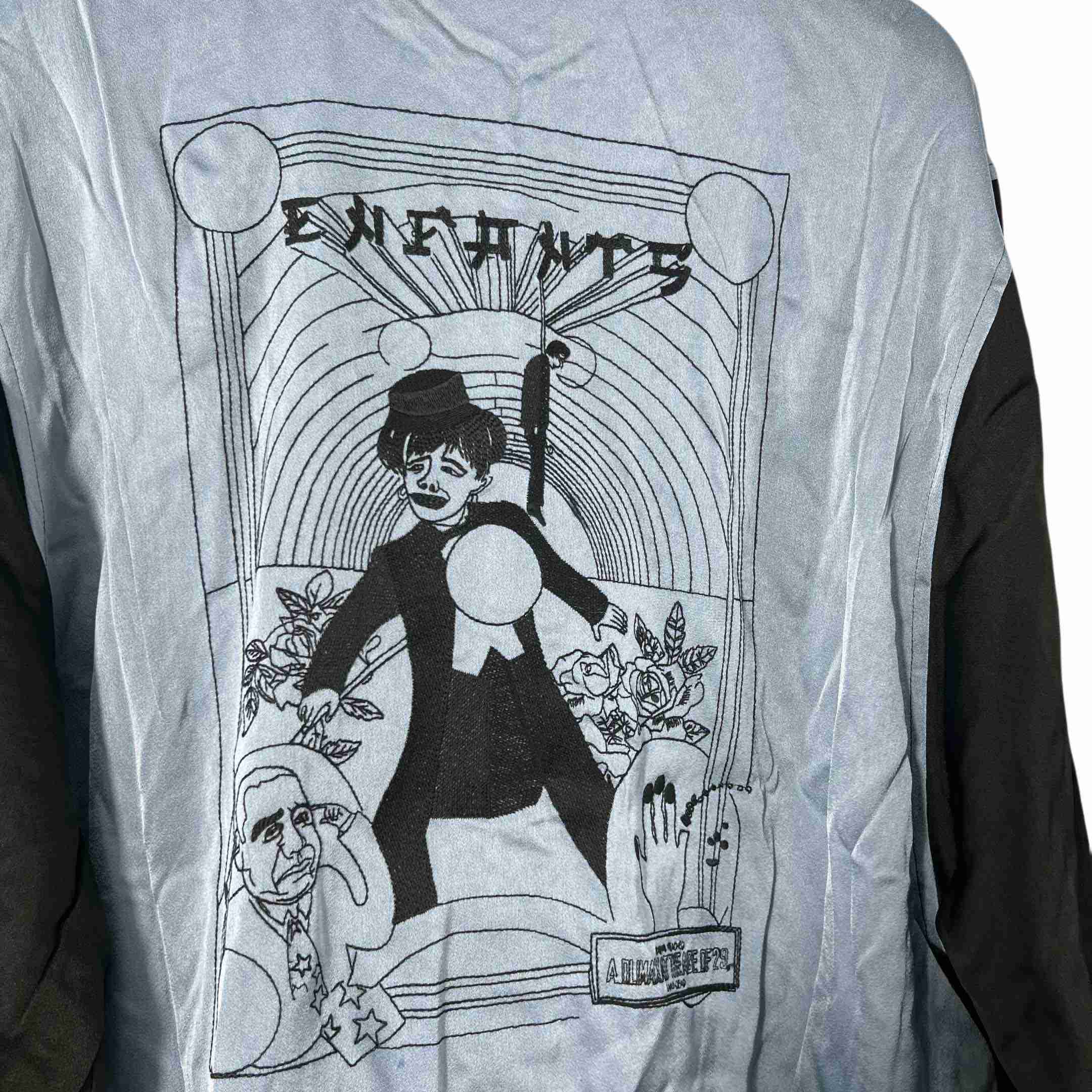 Enfants Riches Deprimes Climax At 29 Western Jacket 'Black/Silver/Blue' - EUR FASHION