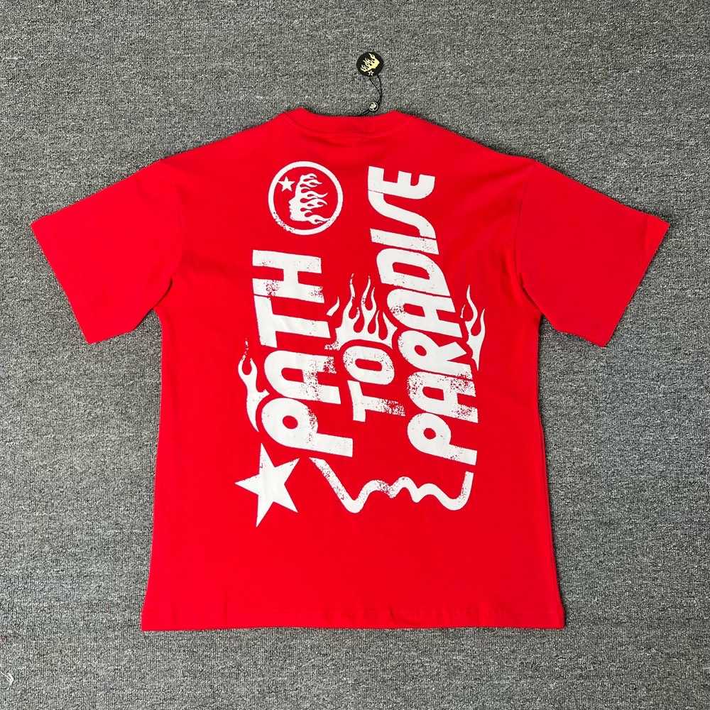 Hellstar Red Emblem T Shirt - EUR FASHION