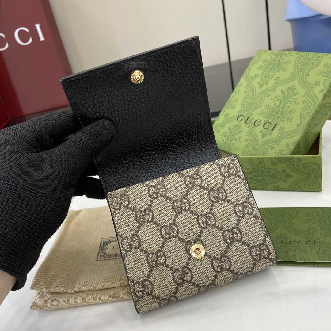 Gucci GG Marmont Bi-color Medium Wallet - EUR FASHION