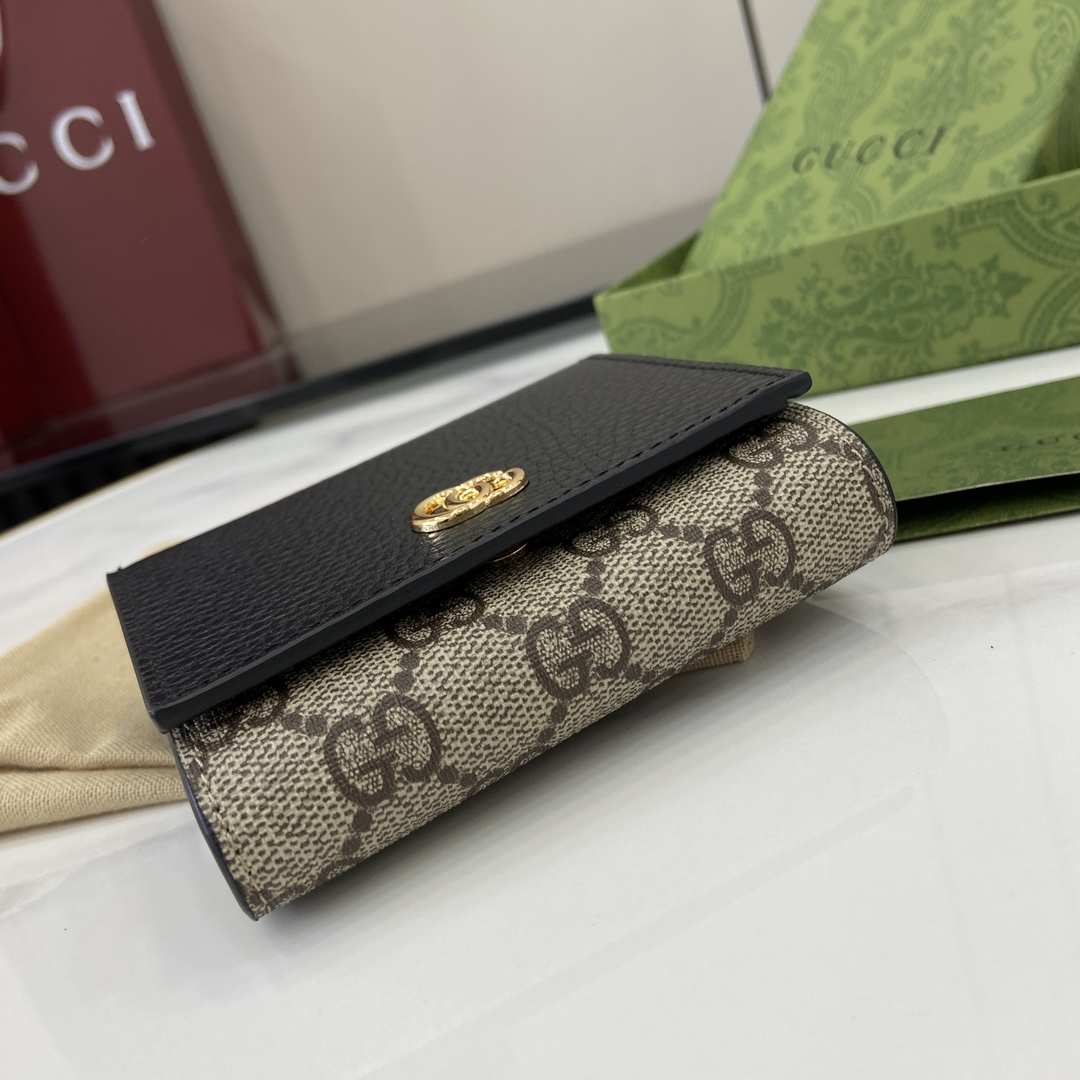 Gucci GG Marmont Bi-color Medium Wallet - EUR FASHION