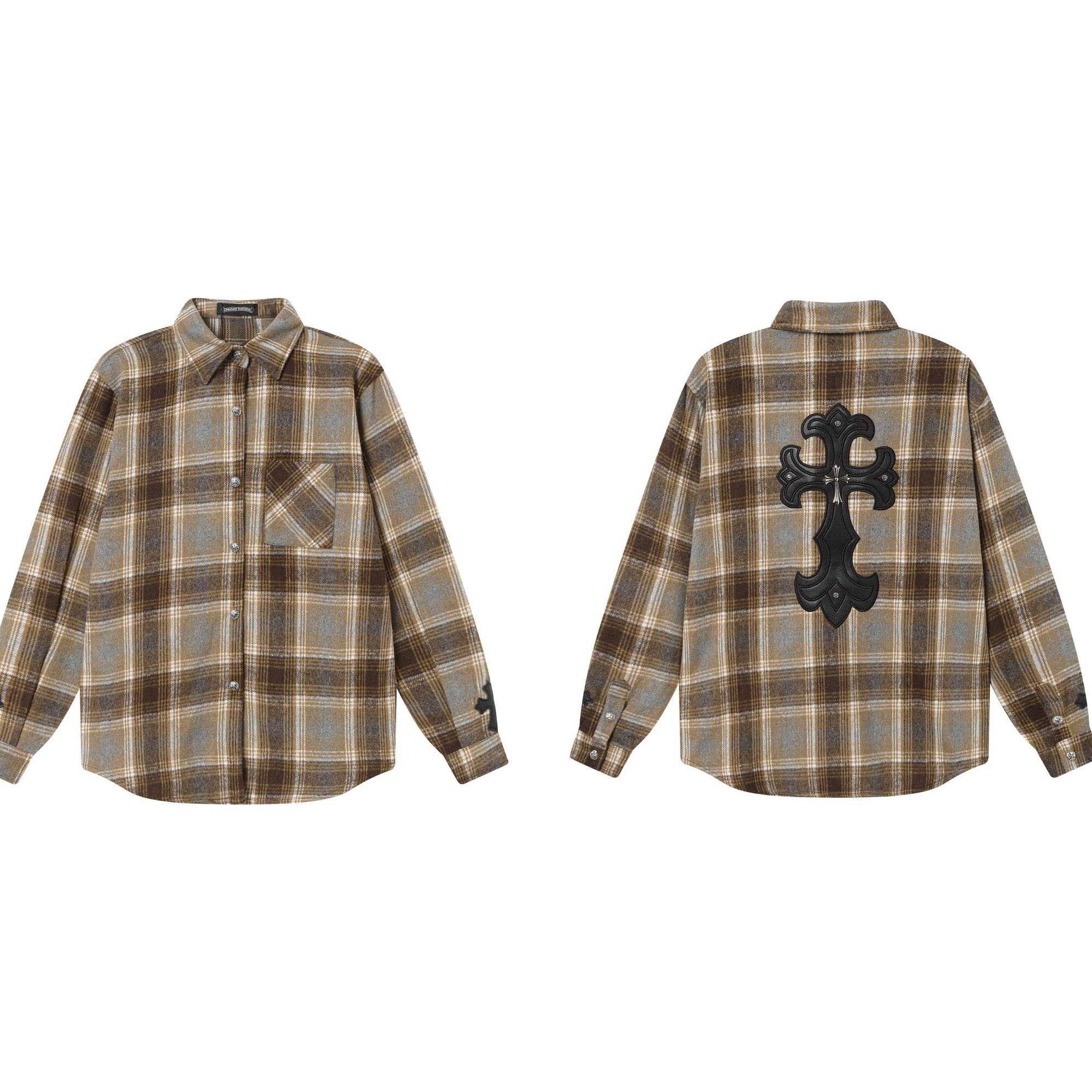 Chrome Hearts Check Shirt - EUR FASHION