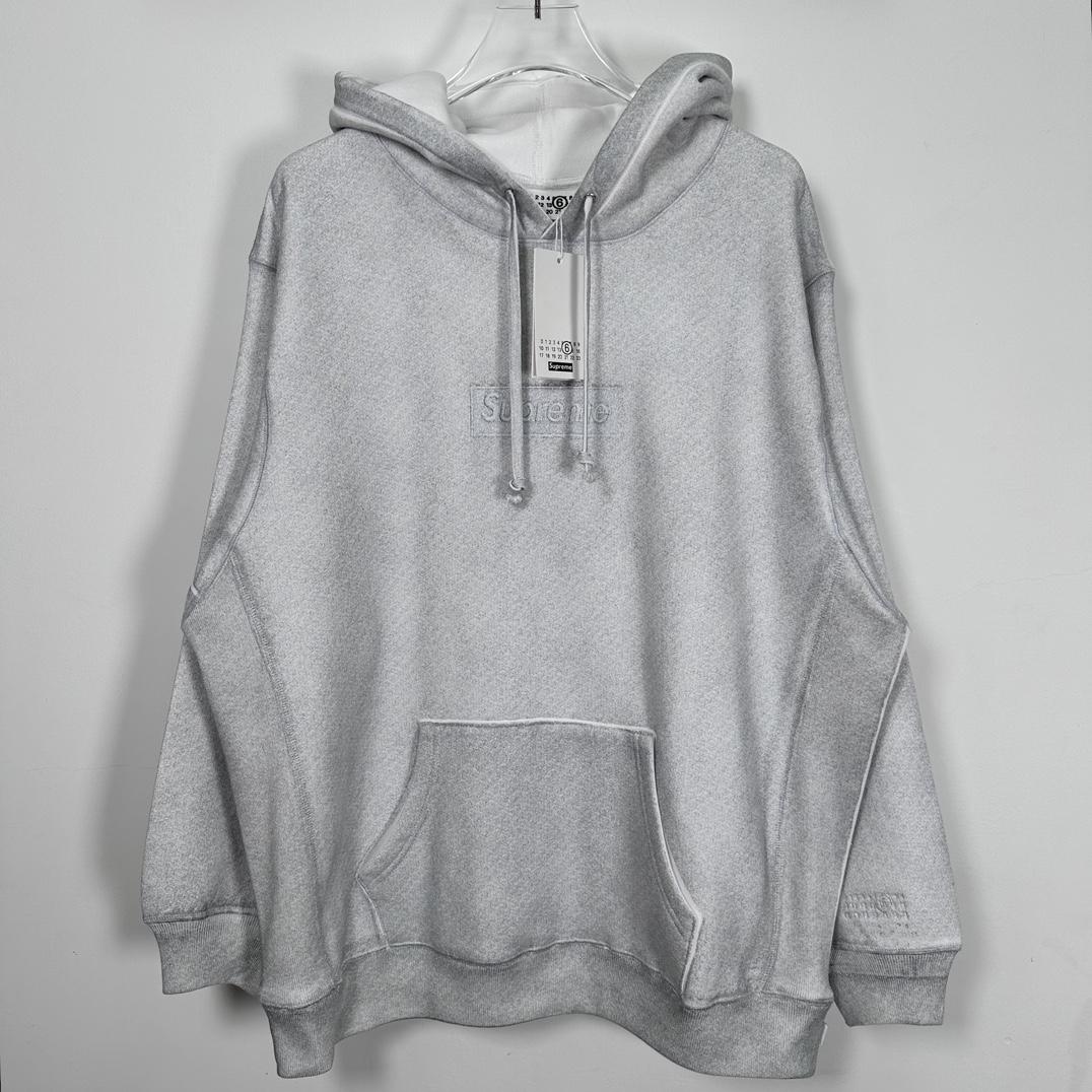 Supreme x MM6 Maison Margiela Foil Box Logo Hoodie - EUR FASHION