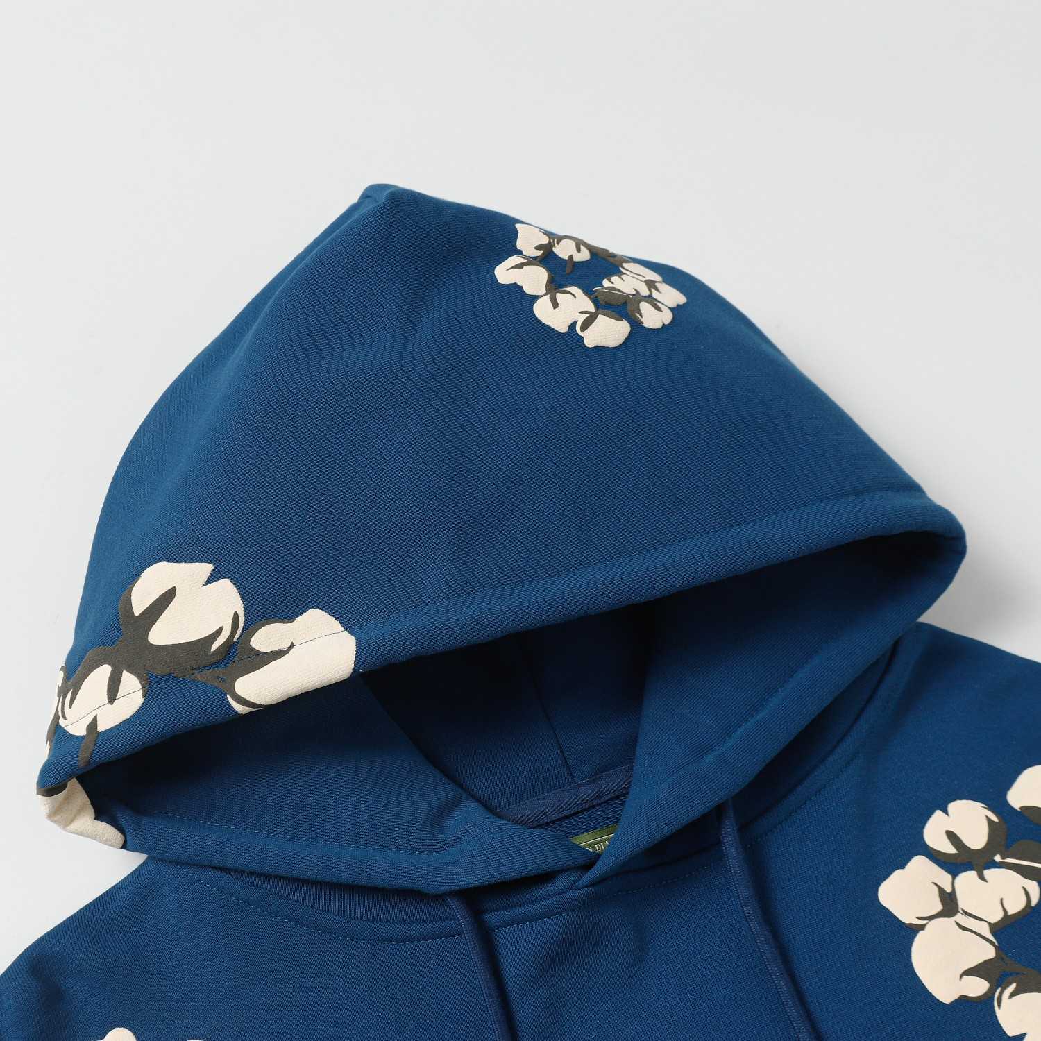 Denim Tears Cactus Tears Wreath Hoodie Blue - EUR FASHION