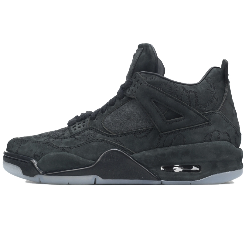 KAWS X Air Jordan 4 Retro Black Sneakers    930155-001 - EUR FASHION