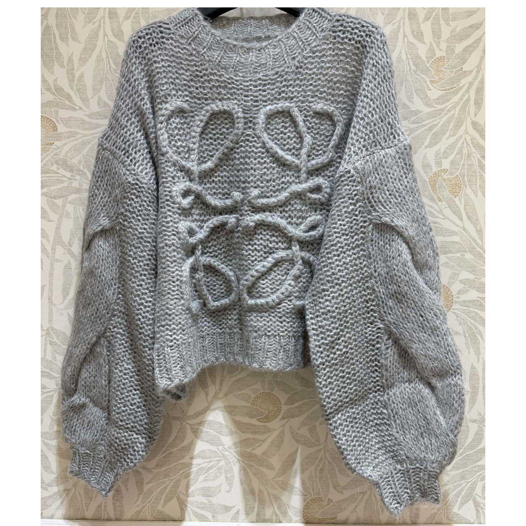 Loewe Anagram Sweater In Mohair - EUR FASHION