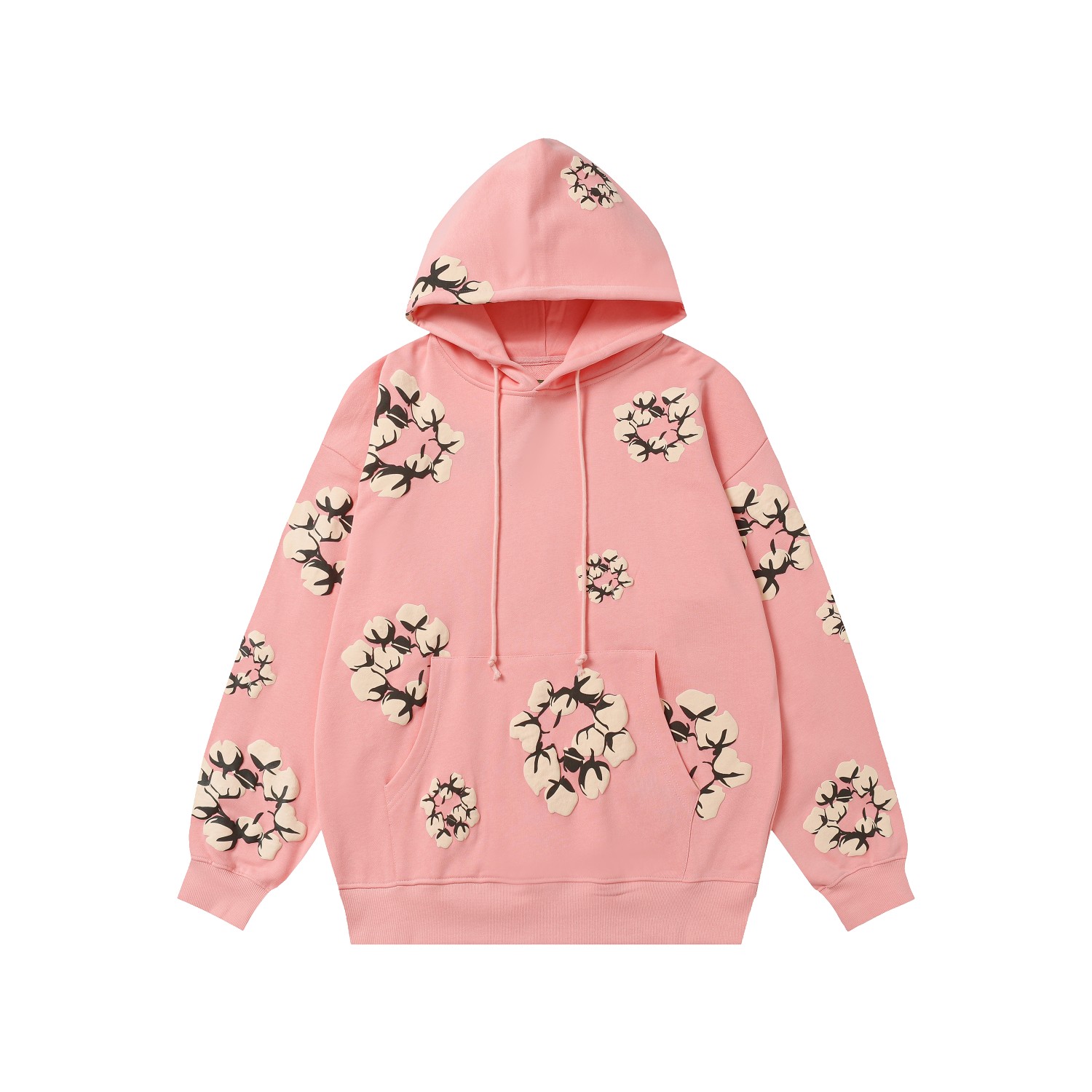 Denim Tears Cactus Tears Wreath Hoodie Pink - EUR FASHION