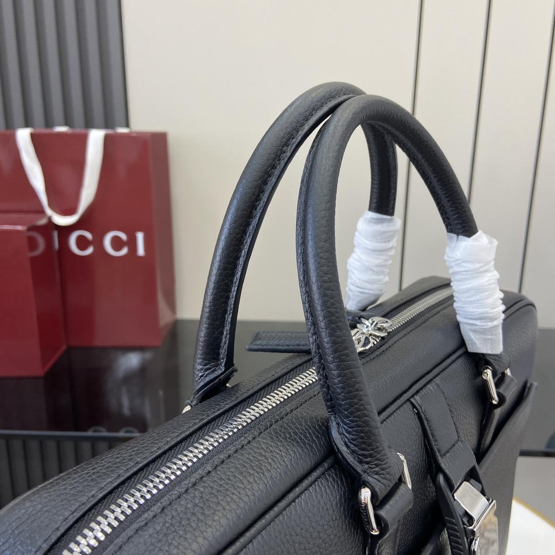 Gucci Medium Briefcase With Web - EUR FASHION