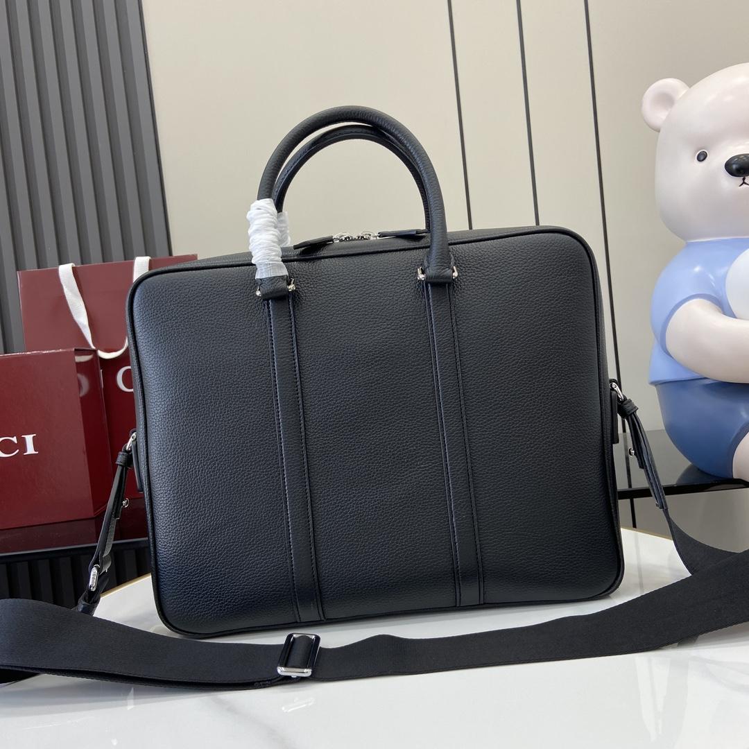 Gucci Medium Briefcase With Web - EUR FASHION