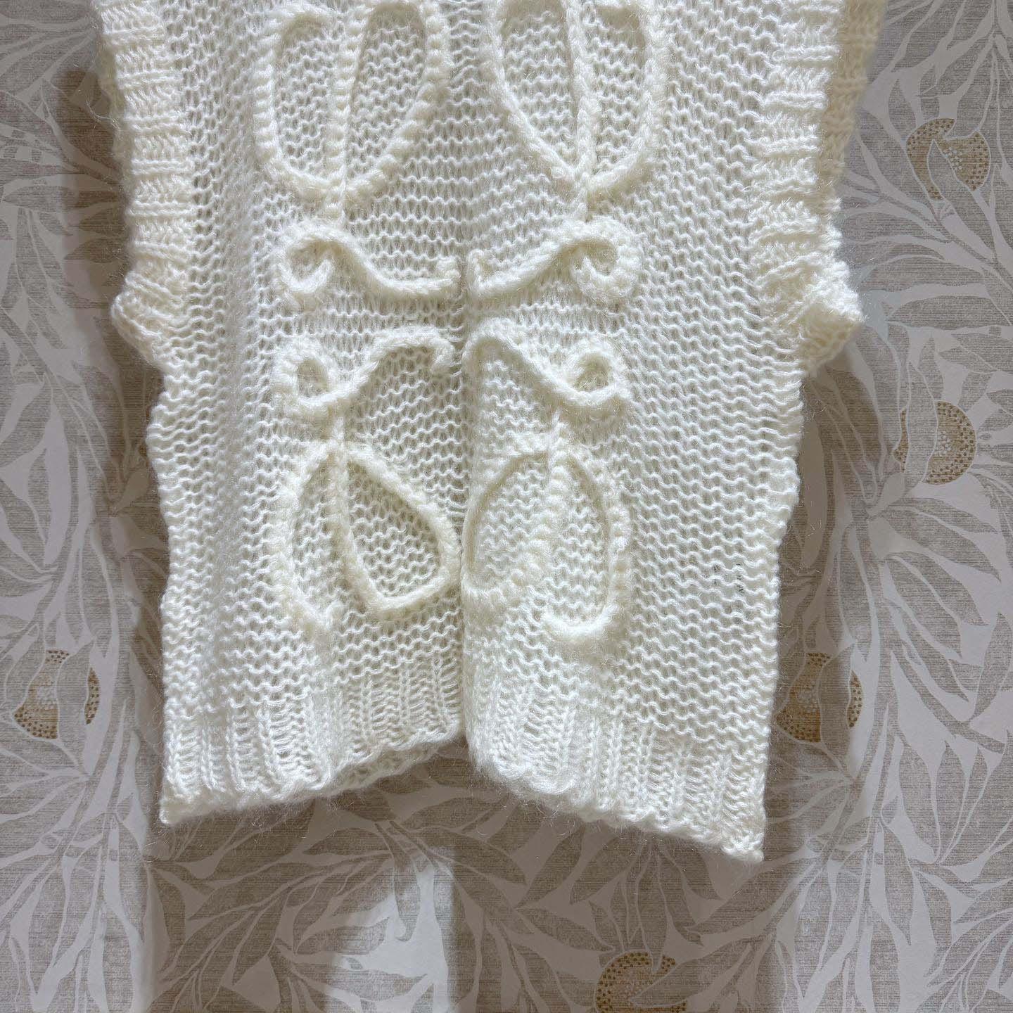 Loewe Open-Knit Mohair-Blend Vest - EUR FASHION