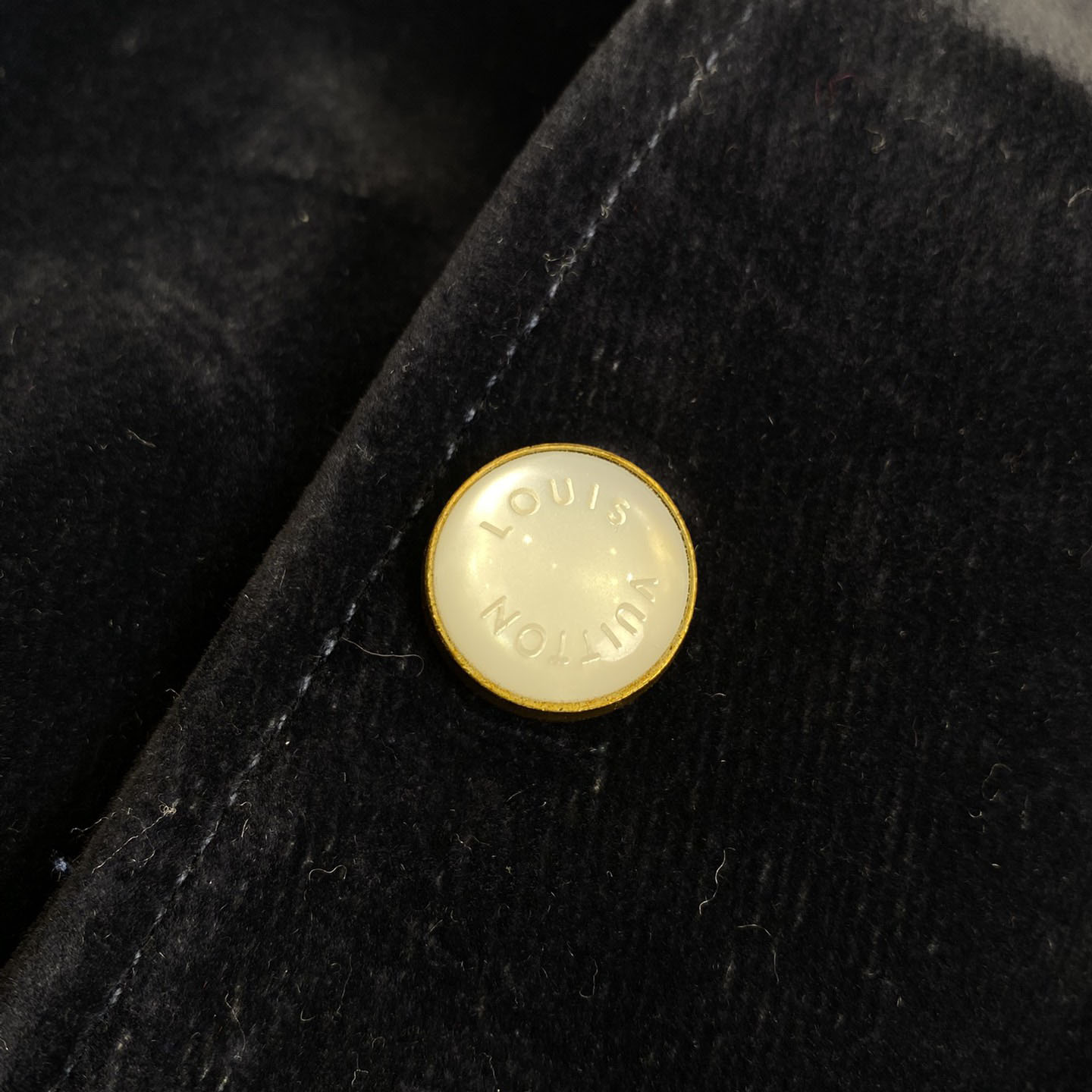 Louis Vuitton Denim Velvet Souvenir Jacket  1AGIMI - EUR FASHION