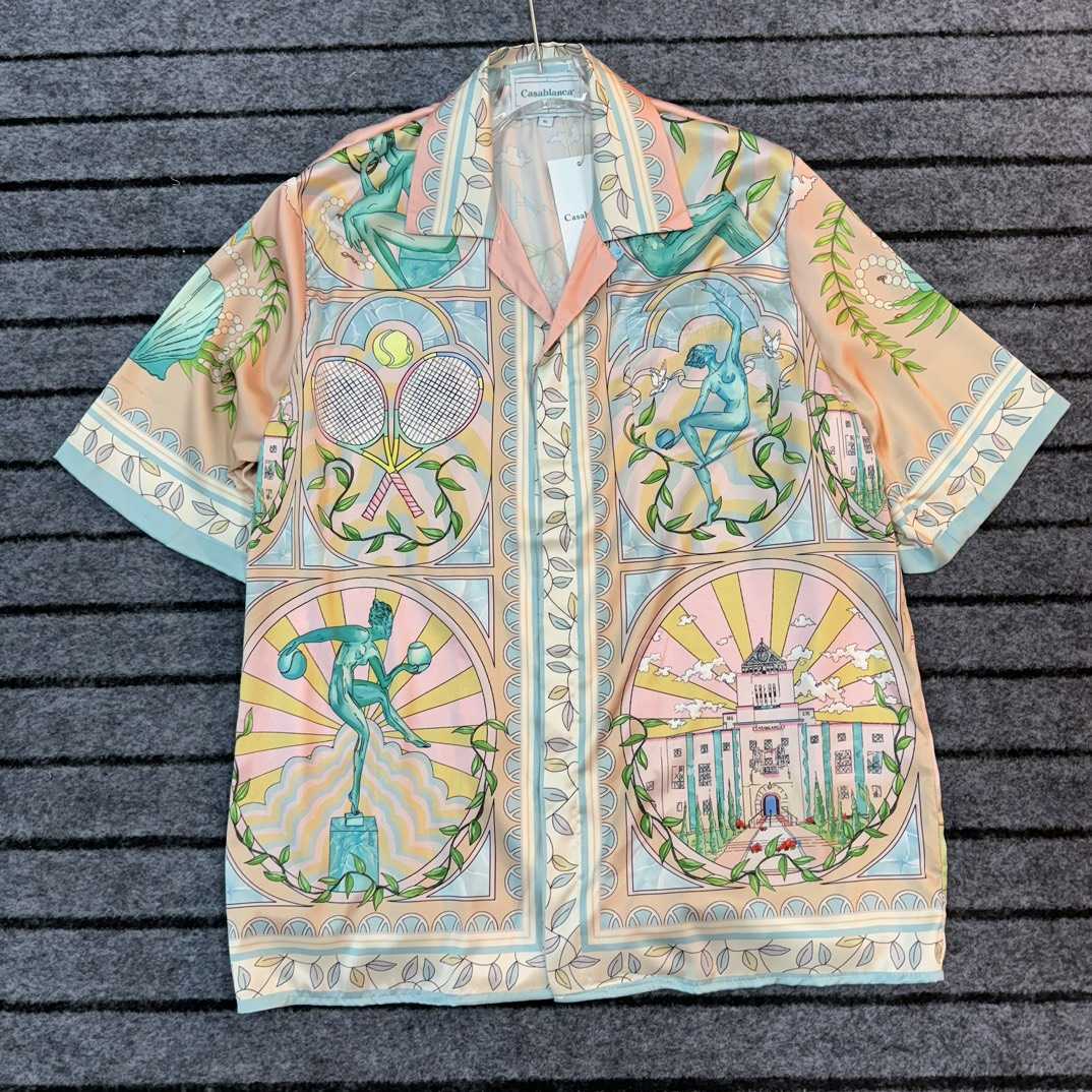 Casablanca Vase Linen Shirt - EUR FASHION