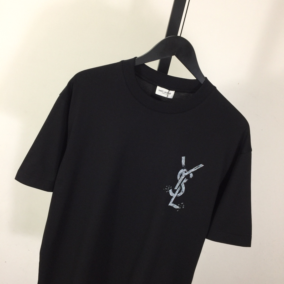 Saint Laurent Cotton-jersey T-shirt  - EUR FASHION