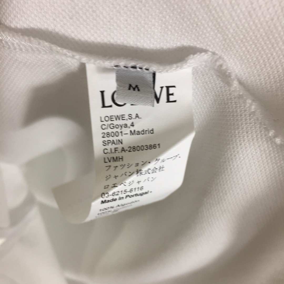 Loewe Logo Cotton Polo Shirt - EUR FASHION