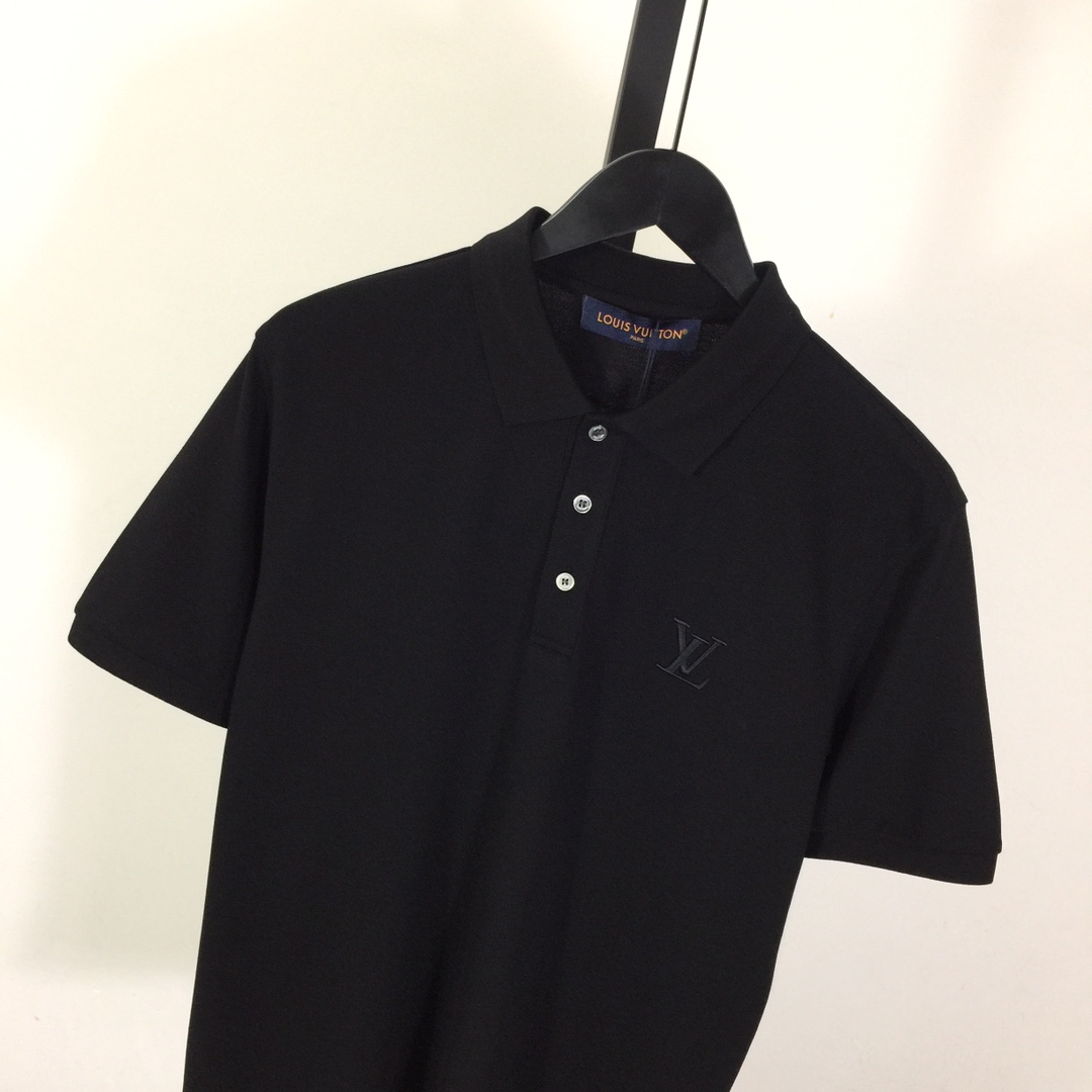 Louis Vuitton Short-Sleeved Cotton Polo Shirt    - EUR FASHION