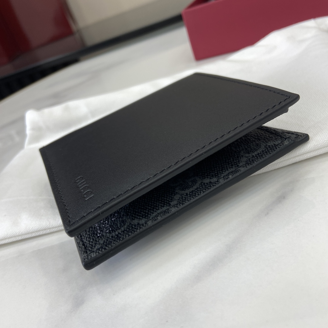Gucci GG Emblem Bi-fold Embossed Wallet  - EUR FASHION