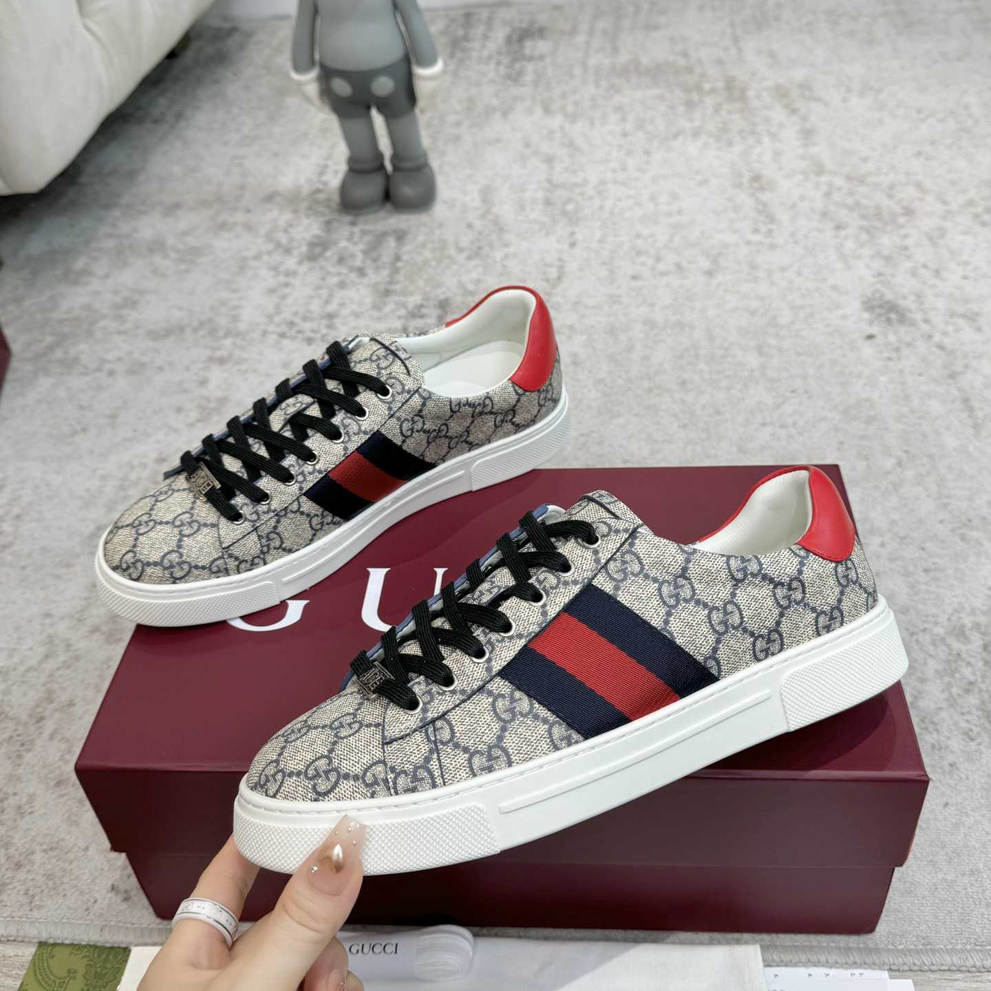 Gucci Ace Sneaker With Web - EUR FASHION