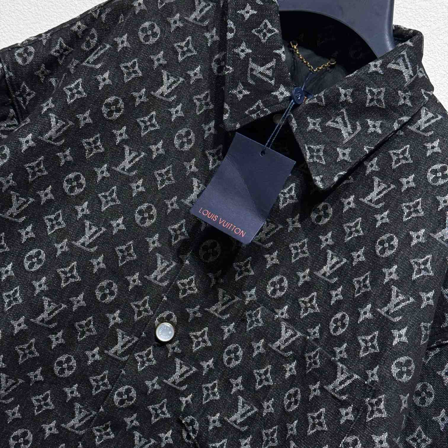 Louis Vuitton Monogram Short-Sleeved Chambray Shirt    - EUR FASHION