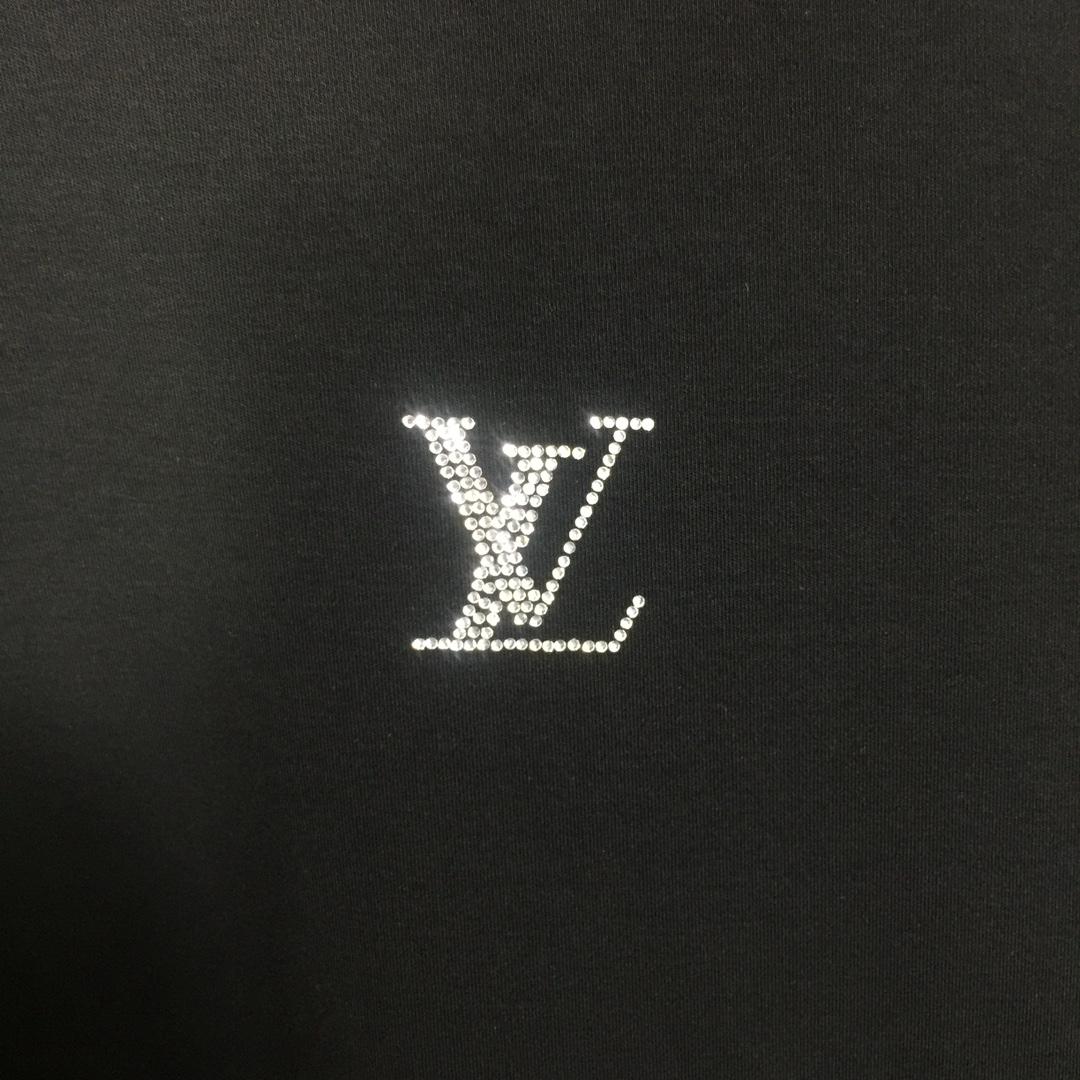 Louis Vuitton Cotton T-Shirt With Crystal - EUR FASHION