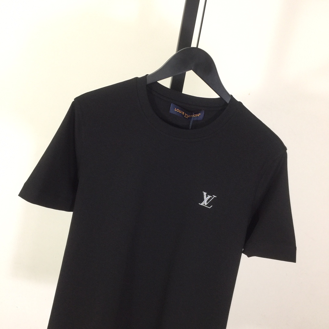 Louis Vuitton Cotton T-Shirt With Crystal - EUR FASHION