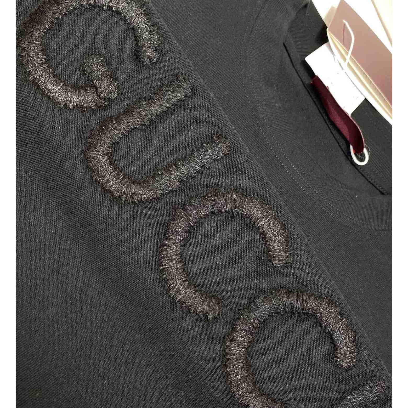Gucci Cotton Jersey T-shirt With Embroidery - EUR FASHION