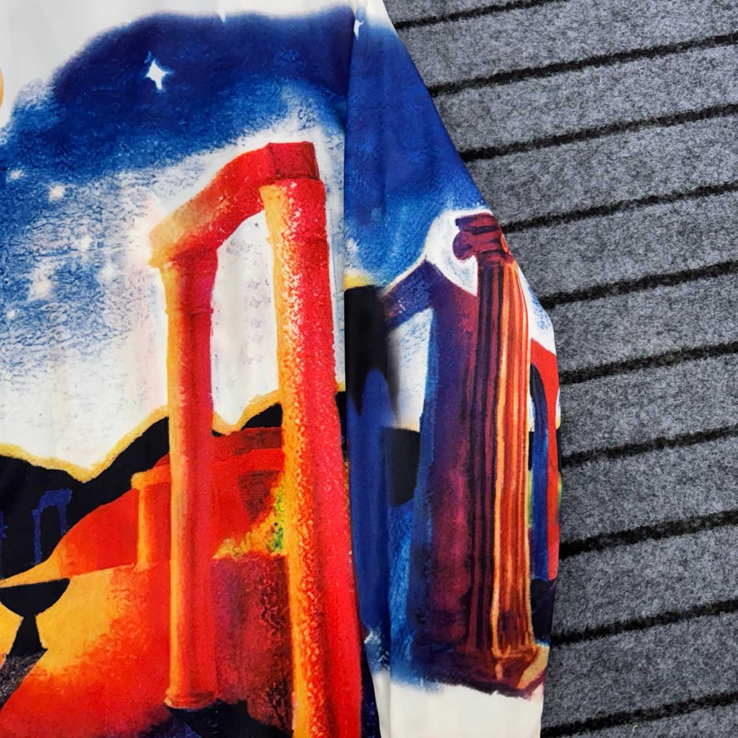 Casablanca Midnight Acropolis Silk Shirt - EUR FASHION