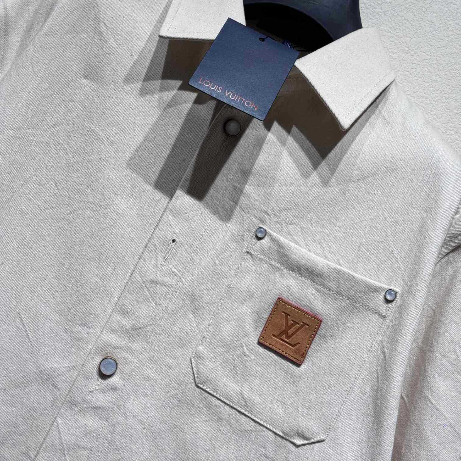 Louis Vuitton Silk-Blend Short-Sleeved Shirt   1AHCHZ - EUR FASHION