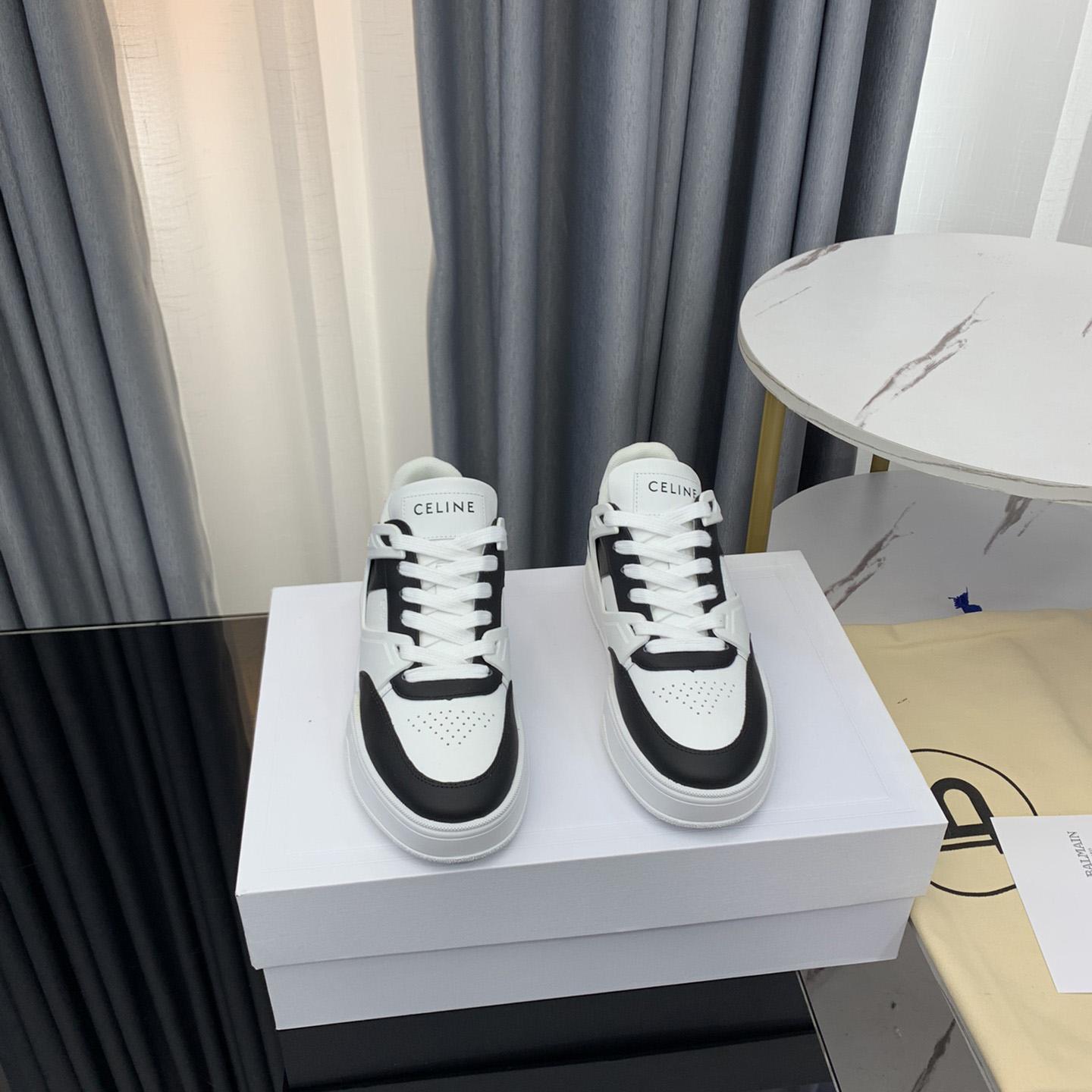 Celine Trainer CT-07 Low Lace-up Sneaker In Calfskin - EUR FASHION
