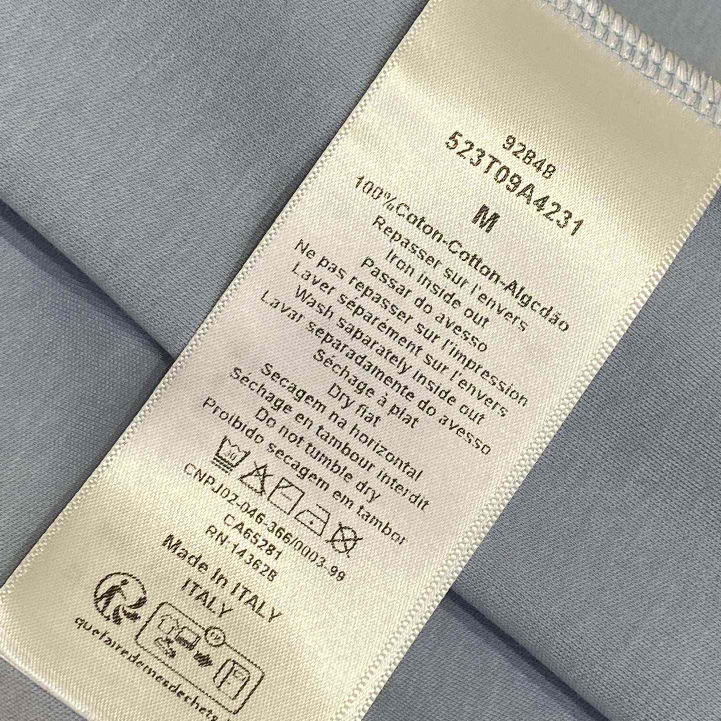 Dior Cotton Jersey With Signature - EUR FASHION